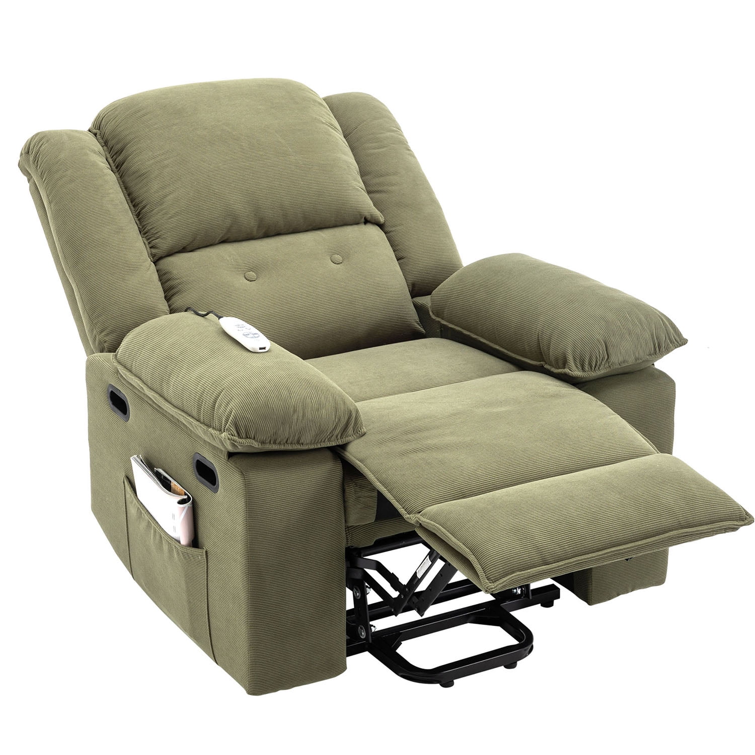 Kepooman Electric Power Lift Chairs Recliner, Power Lift Chair for Elderly with Adjustable Massage and Heating Function for Living Room, Green Kepooman Electric Power Lift Chairs Recliner, Power Lift Chair for Elderly with Adjustable Massage and Heating Function for Living Room, Green