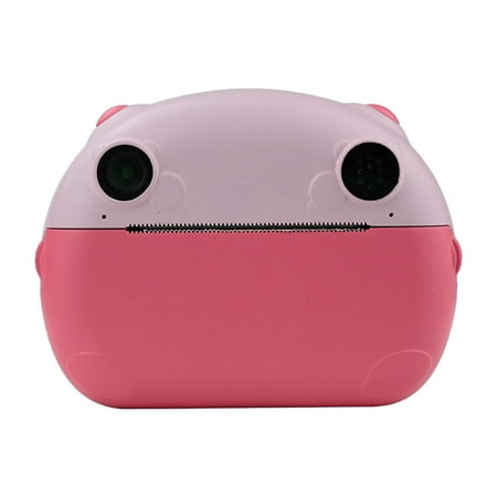 COFEST Digital Cameras 2400W HD Dual Camera Thermal Paper Print Camera Digital Camera Kids Digital Camera Instant Print Camera Pink