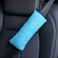 thumbnail image 4 of Ajustador de cinturón de seguridad para niños, cojín para cinturón de seguridad para niños, cinturón de seguridad suave universal, soporte para el cuello para niños y niñas, azul, 4 of 5