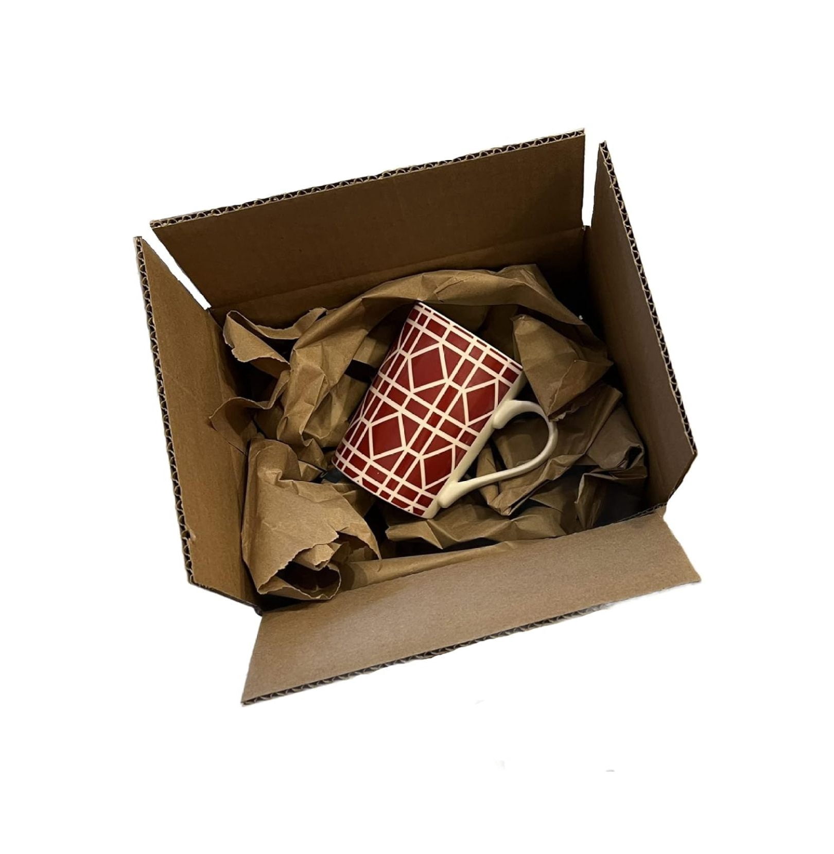 Cardboard Boxes 6x4x4 - 100 Pack Shipping Boxes, Corrugated Cardboard Mailing Boxes, Small Packing Boxes for Business & Moving