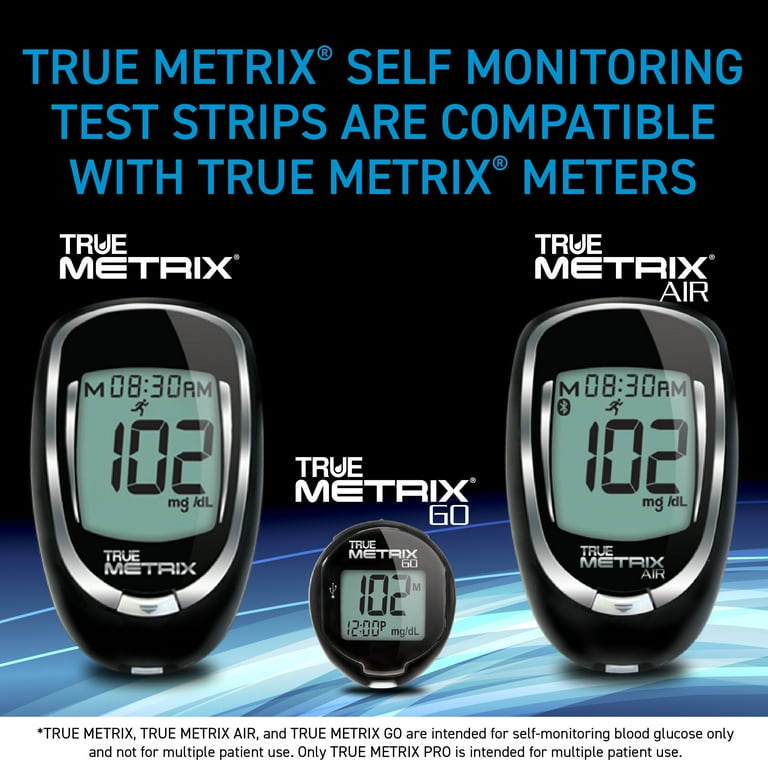 100ct TRUE METRIX® Test Strips + 100ct TRUEplus® 30g Lancets HSA