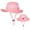 Pink, variant on Men's and Women's Wide Brim Bucket Hat, UPF Sun Protection Boonie Hat with Adjustable Chin Strap, Quick-Dry Fishing Hat for Outdoor Activities, Large Brim Sun Hat for Beach Gardening and Hiking