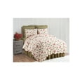 thumbnail image 1 of Gallerie II Winter Birds Reversible Bed Quilt and Pillow Shams Sets - White Full/Queen or King Size Bedding with Cardinal, Chickadee Design, 1 of 1