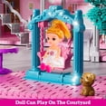 thumbnail image 3 of Playset Villa JUKUDAHU para niñas de 3 a 7 años con 2 muñecas y muebles, 3 of 9