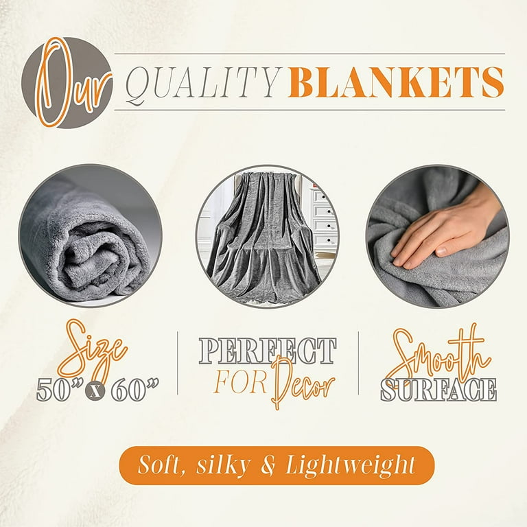 Elegant Comfort Lightweight Printed Throw Blanket All Season Ultra Soft Cozy and Plush Decorative Throw Blankets Perfect for Lounging 50 x 60 inches Skull Bones Throw Blanket Walmart