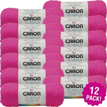 Caron Simply Soft Solids Yarn - Iris, Multipack of 12 - Walmart.com