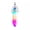 Gradient Blue Yellow Pink, variant on Natural Gemstones Hexagonal Pointed Reiki Chakra Healing Pendant Charms Beads-Amethyst