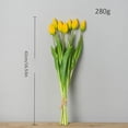 thumbnail image 6 of Clearance!!Tulip Artificial Flower Real Touch 7 Heads Artificial Bouquet Fake Flower for Wedding Decoration Flowers Home Party Decor, 6 of 7