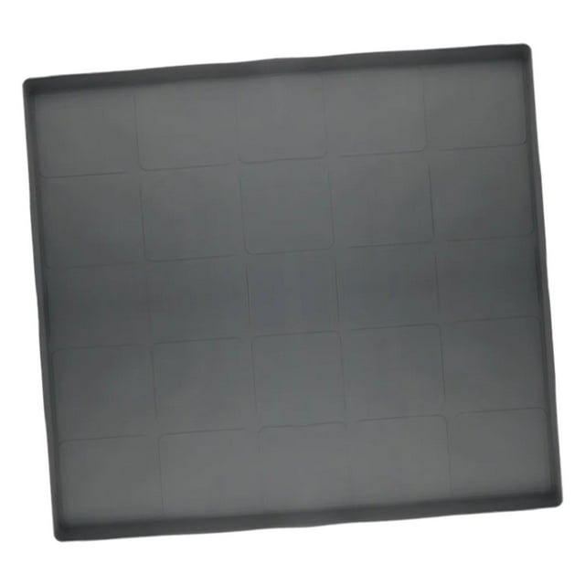 veasfak Washer Dryer Cover Silicone Topper Protector Pad Mat Spill Resistant Raised Edge gray