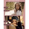 thumbnail image 4 of YEKEYI Wig Hat Wool Berets Extensions Stretchable Solid Cap Attached with Hair Straight Bob Synthetic Hairpiece Cap, 4 of 7