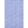 thumbnail image 4 of HomeRoots 646103 10 x 14 ft. Blue & Ivory Geometric Coastal Washable Machine Made Rectangle Area Rug with UV Protection, 4 of 9