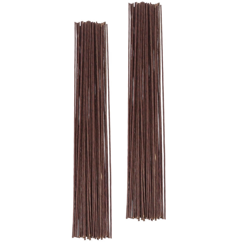 HOOWIFFY Coffee Rose Stems Wrapped in Iron Paper, Elegant Floral Decorations for Weddings, Parties, Events, and Home Display