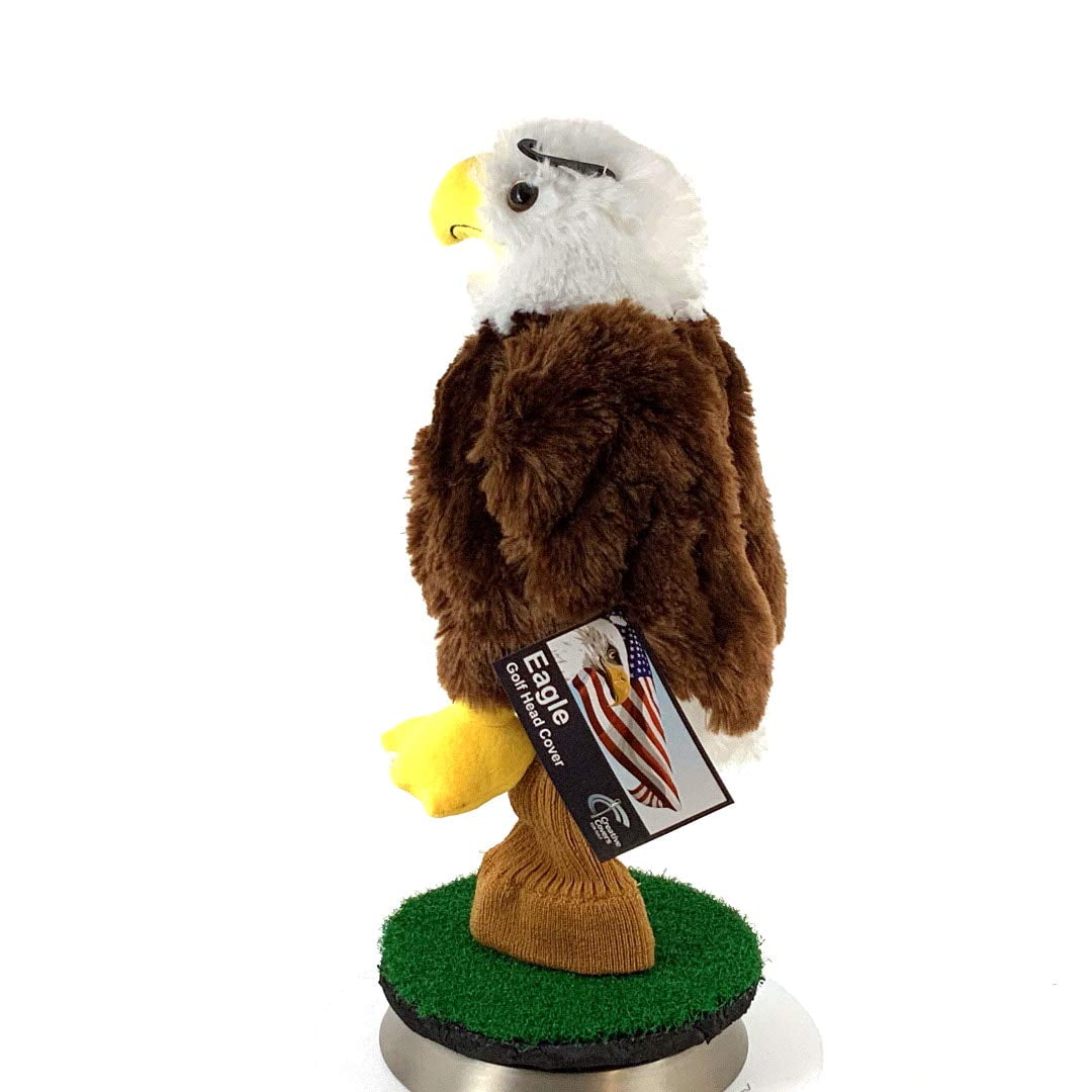Creative Covers Bald Eagle Golf Club Head Cover, Novelty Plush Headcovers, For Woods And Drivers