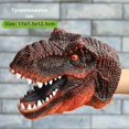 thumbnail image 1 of Dinosaur Hand Puppet Gloves Soft Silicone Triangle Dragon King Dragon Children's Simulation Animal Model Boys Toy Direct From Ma, 1 of 5