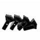 thumbnail image 1 of Cubiertas para pies de escalera, accesorios universales antideslizantes, pies de repuesto de escalera de goma, color negro, 4 Uds., 1 of 5