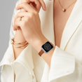 thumbnail image 5 of Stiroll Correas De Cuero Delgadas Compatibles Con Apple Watch Band 49 Mm, 46 Mm, 45 Mm, 44 Mm, 42 Mm (Serie 3 2 1) Pulsera Delgada De Cuero De Grano Superior Para Iwatch Ultra Se Series 10/9/8/7/6/5/4, 5 of 5