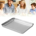 thumbnail image 4 of Stainless Steel Bread Tray, Innovative Rectangular Baking Steam Tray, Thickened Grill Pan with Even Heat Distribution Large Size for Baking, Grilling, Steaming, 4 of 7