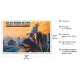 thumbnail image 2 of Olde West Jeans - Welcome to Blue Jean Country - Vintage Advertising Poster - Master Art Print (Unframed) 12in x 18in, 2 of 4