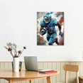 thumbnail image 3 of JEUXUS Tyreek Hill Posters Football Canvas Posters Wall Art Decor Print Picture Paintings for Living Room Bedroom Decoration  16x20 in, 3 of 5