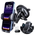 thumbnail image 1 of Soporte para celular para auto YRU giratorio 360° con diseño antivibración, 1 of 9