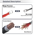 thumbnail image 2 of Cable de inversor de batería universal de 1 Pc Unique Bargains 5/16" Lug 2.5FT Cable de batería 5 AWG Rojo de cobre estañado, 2 of 7