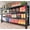 Matte Black, variant on Heavy Duty Metal Shelving 3000LBS, 5-Tier Adjustable Steel Industrial Storage Rack with 24" Extra Deep Layers, Utility Standing Shelf for Shop, Basement, Warehouse (48"W x 24"D x 70"H)