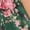 Emerald Green Pretty Rose, variant on Woman Within Plus Size Mixed Print Maxi Dress