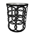 thumbnail image 5 of RRI Goods Contemproray End Table, Glass Top Metal Base Side Accent Table, 5 of 5