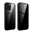 thumbnail image 2 of AMERTEER Anti-Peeping Full Body Case Clear Tempered Glass Metal Bumper Protection Privacy Cover For  12/ 12 Max/ 12 Pro/ 12 Pro Max, 2 of 4