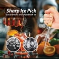 thumbnail image 2 of Ice Pick HIC Kitchen - Mango de acero y madera (20 cm), 2 of 6