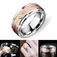 thumbnail image 2 of Quinlirra Easter Rings for Women Fashion Titanium Steel Men's Ring Temperament Diamond Ring Easter Decor, 2 of 2