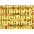 thumbnail image 1 of Ahgly Company Indoor Rectangle Patterned Papaya Orange Area Rugs, 7' x 10', 1 of 1