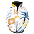 thumbnail image 1 of Sudadera con capucha 3D con estampado de grafiti de marca a la moda para hombre y mujer, sudadera con cremallera, chándal informal, ropa de calle para otoño e invierno, 1 of 6