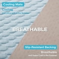 thumbnail image 4 of QUTETN Pet Cooling and Sleeping Pad Breathable Bubble Surface EZ Clean. Keep Cooling for Pets and Adults in Summer. BlueWhite 28" x 22", 4 of 4