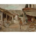 thumbnail image 3 of Jan Ciągliński 24x19 Black Modern Framed Museum Art Print Titled - Street - Bakhchisaray. from the Journey to Crimea (Between 1887 and 1899), 3 of 5