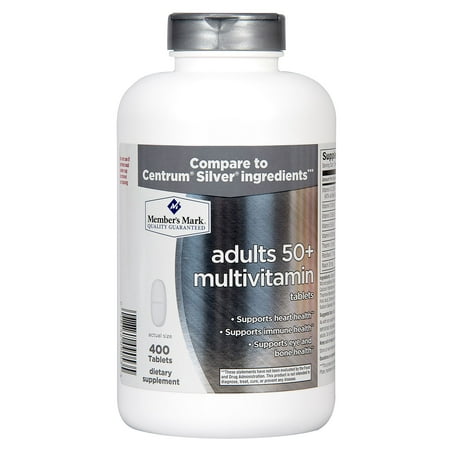 Adults 50+ Multivitamin (400 ct.) Supports: Heart , Immune , Eye And Bone