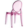 thumbnail image 3 of Compamia Elizabeth Polycarbonate Patio Dining Chair in Pink, 3 of 12