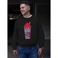 thumbnail image 2 of Classic Cup Design - Retro ICEE 'Coldest Drink In Town' Men's Sweatshirt, 2 of 4