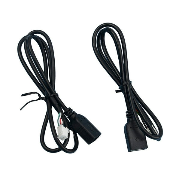 Usb Cable Adaptor Car Radio Stereo Usb Cable 4Pin & 6Pin Connector New Fangkenuo