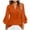 Orange, variant on vigerkar Women's 3/4 Sleeve Tops Dressy Casual Business Work Blouses Chiffon Office Shirts Orange, L