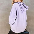 thumbnail image 4 of Staki Crop Top Hoodie Hooded Sweatshirts for Girls Sweater Trendy 2025 Cute Teens Hoodies School Winter Fashion Kids Warm Clothes(Light Purple,7-8 Years), 4 of 6