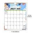 thumbnail image 3 of PLPPYFS Wall Calendar 2025-2026, 18 Monthly Calendar from Jul. 2025 to Dec. 2026, 11.6"x14.5", Ruled Blocks, Hanging Hook, Twin-Wire Binding, To-do ＆ Notes, Floral Design Calendar for Easy Organizing, 3 of 7