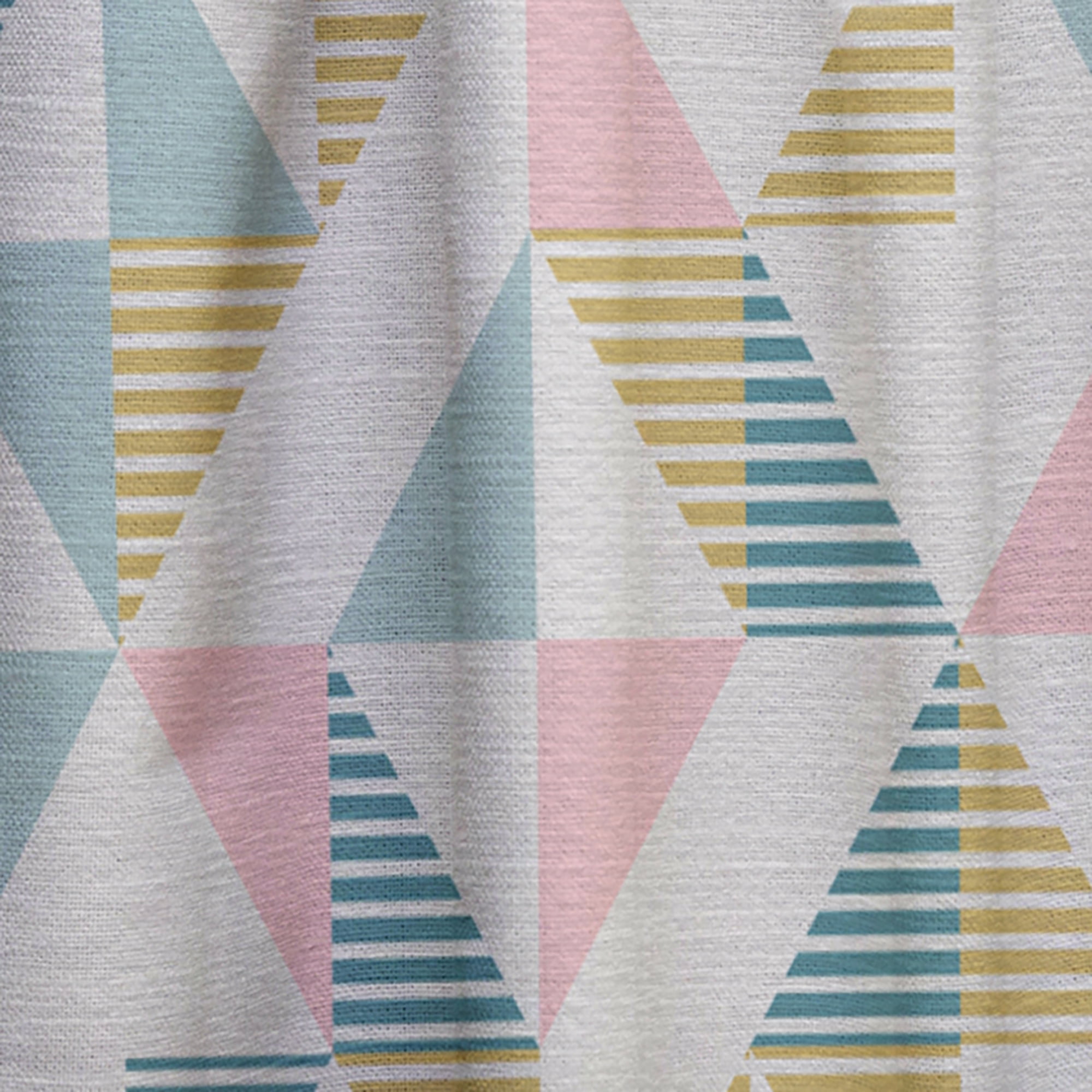 Designart 'Diamond Retro Pattern VII' Mid-Century Modern Curtain Panel