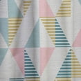 thumbnail image 4 of Designart 'Diamond Retro Pattern VII' Mid-Century Modern Curtain Panel, 4 of 5