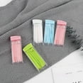 thumbnail image 3 of Version of portable plastic cleaning toothpick 50 pack daily no odor multi-use travel two-head dental floss stick-Pink, 3 of 5