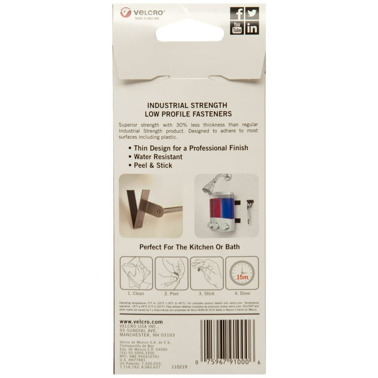 VELCRO® Hook and Loop, Combo Pack, Dots, 3/4, Clear for $32.86 Online
