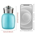 thumbnail image 3 of THLKIF 7oz/200mL Small Mini Vacuum Insulated Water Bottle Portable Leakproof Travel Mug Stainless Steel Cold and Hot Thermal Flask for Kids Women School Office Lunch Coffee Milk Tea, 3 of 9