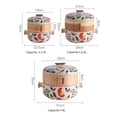 thumbnail image 2 of Japanese Casserole Pot With Bamboo Steamer Basket, Soup Stew For Cooking, Clay Pot, Stew Pan, Even Heating Ceramic Casserole Clay Pot, 2 of 5