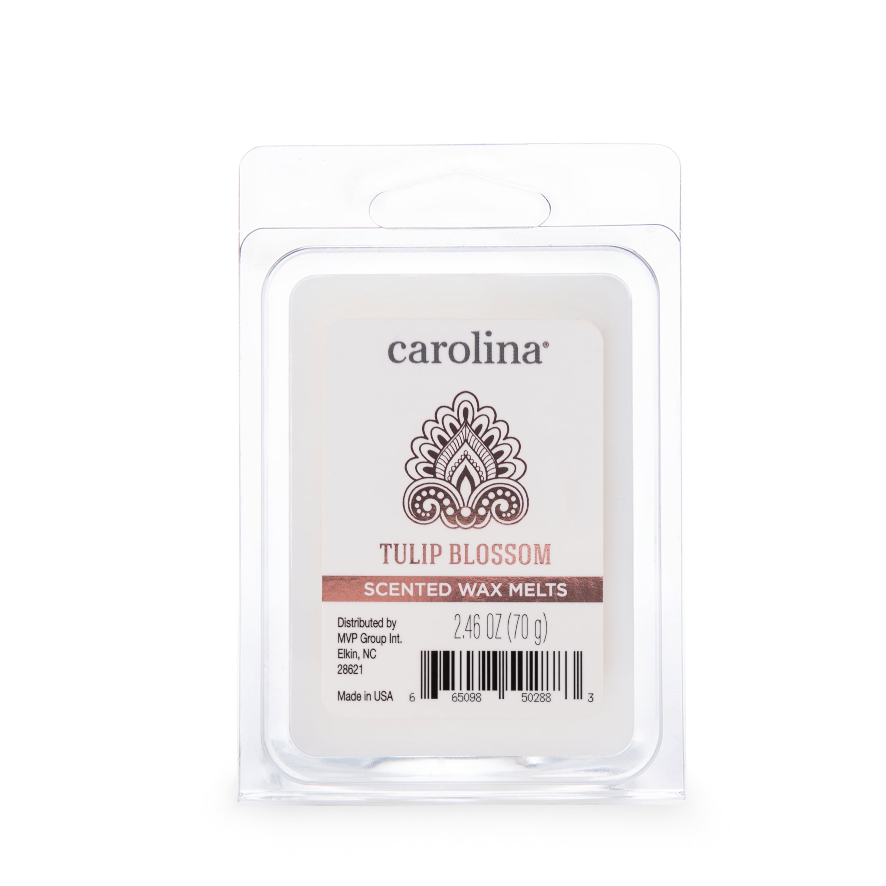 Carolina Candles Carolina Candle Tulip Blossom Scented Wax Melt, Aromatherapy Wax Cubes with Premium Soy Wax and High Fragrance, Wellness Collection, Floral Fragrance, 6 Cube, 2.46 oz - Up To 45 Hours Burn