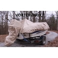 thumbnail image 1 of VORTEX TAN/BEIGE 600D MARINE GRADE OUTBOARD MOTOR COVER - 5HP- 47.2" x 37.4" (CIRCUMFERENCE x HEIGHT) (FAST SHIPPING - 1 TO 4 BUSINESS DAY DELIVERY), 1 of 4
